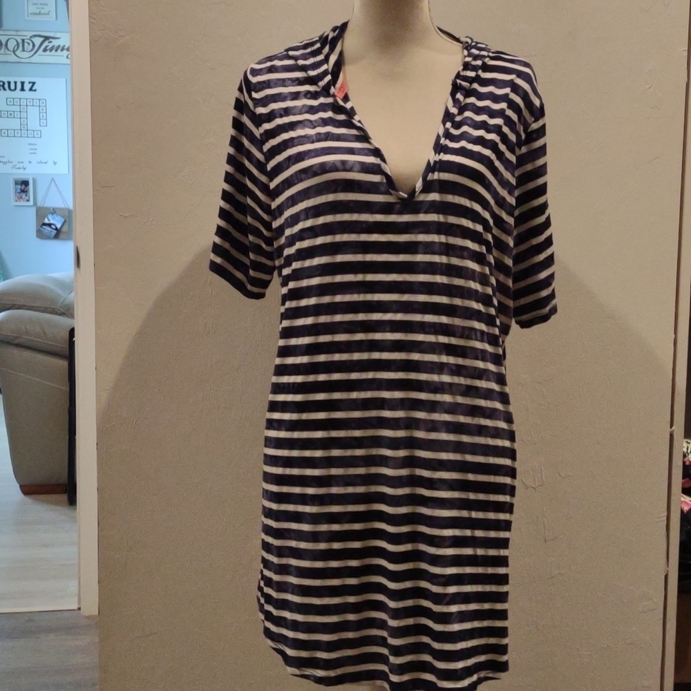 Saint Tropez West cover up 1x Blue White Stripe